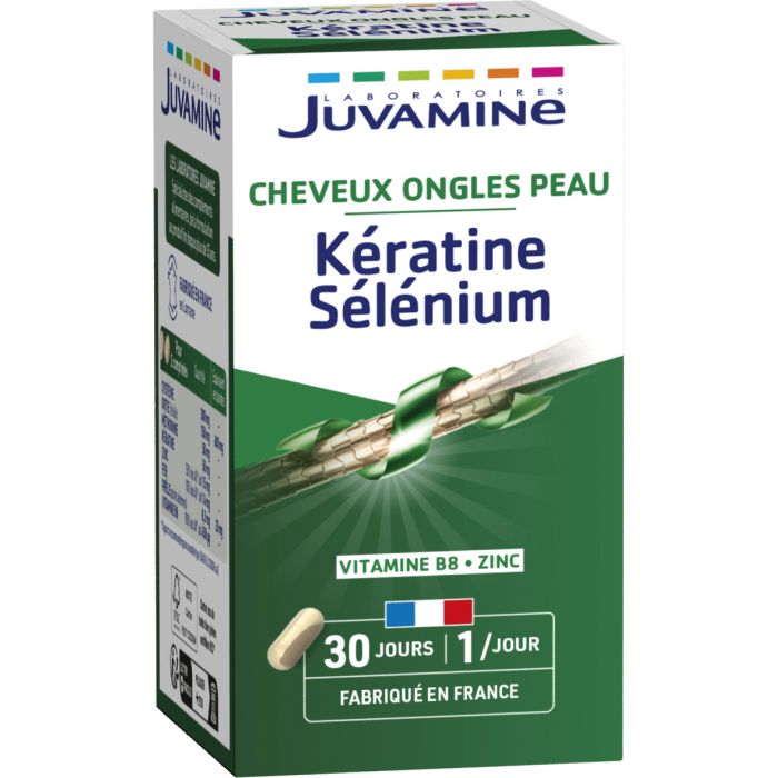 Juvamine (Жувамин) Кератин+селен. Волосы, ногти, кожа капсулы №30