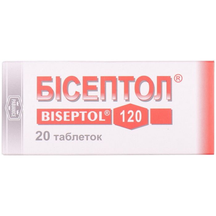 Бісептол 120 мг таблетки №20