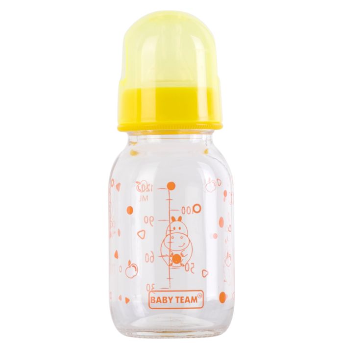 Пляшка Baby Team для годування скляна 150 мл