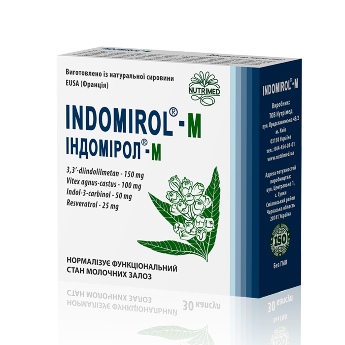 Індомірол-М 360 мг капсули №60