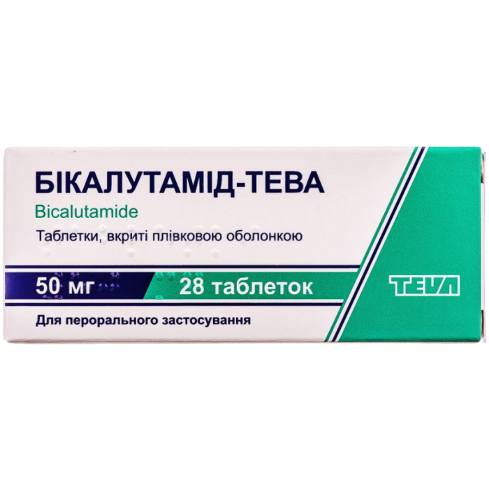 Бікалутамід-Тева 50 мг таблетки №28