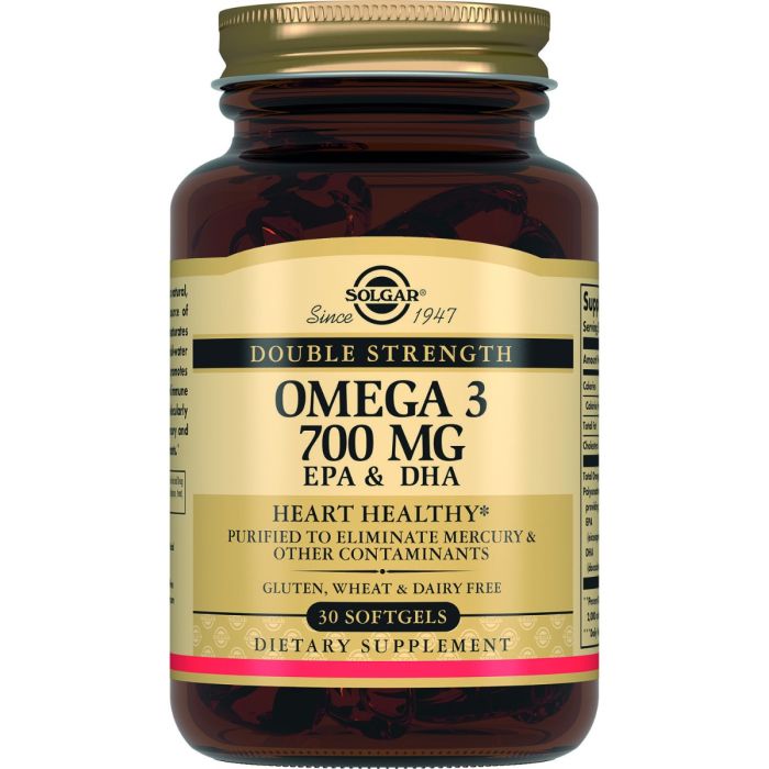 Solgar Омега-3 подвійна 700 мг капсули №30