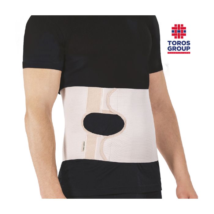 Бандаж Toros-Group післяопераційний з отвором для стоми, р.6