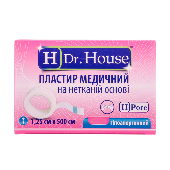 Лейкопластир D.House катуш/нетк1,25х500пласт упк