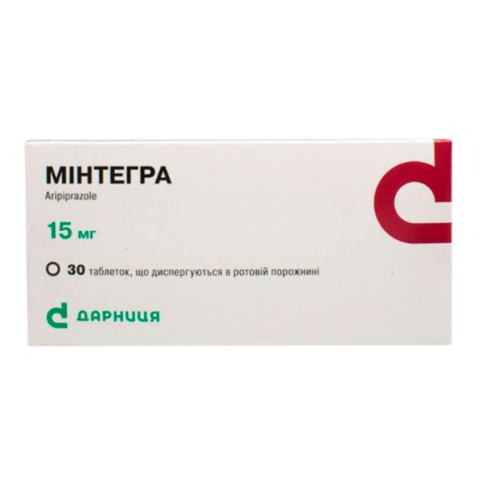 Минтегра 15 мг таблетки №30