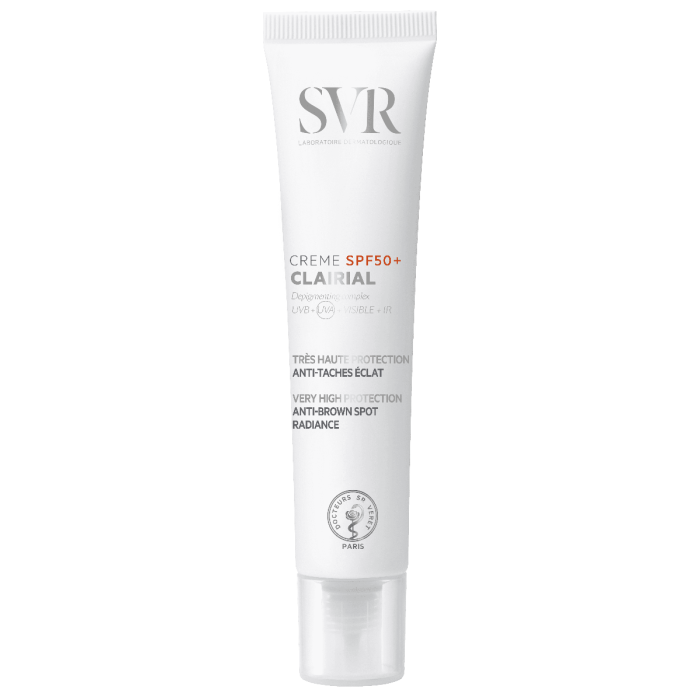 Крем для лица SVR Clairial SPF50+ солнцезащитный 40 мл - фото №1 Крем для лица SVR Clairial SPF50+ солнцезащитный 40 мл