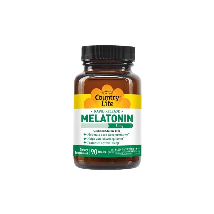 Country Life (Кантрі лайф) Melatonin 3 мг таблетки №90