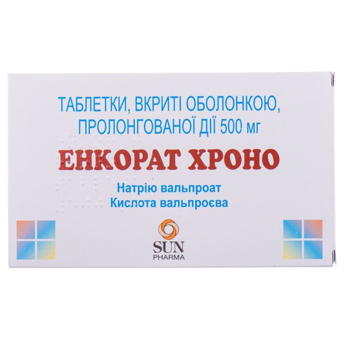 Енкорат Хроно 500 мг таблетки №30