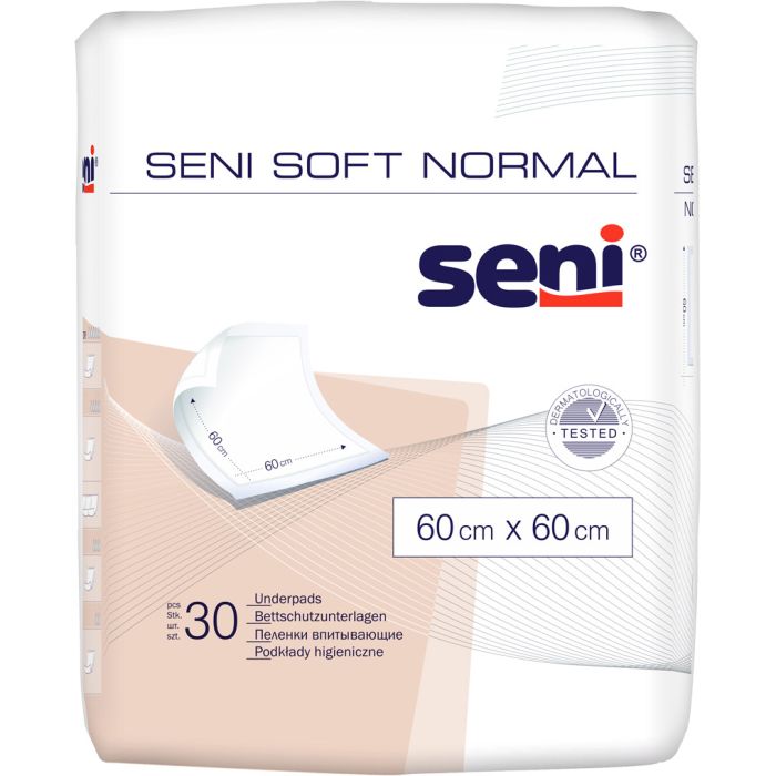 Пеленки гигиенические Seni Soft Normal 60х60 см, 30 шт.