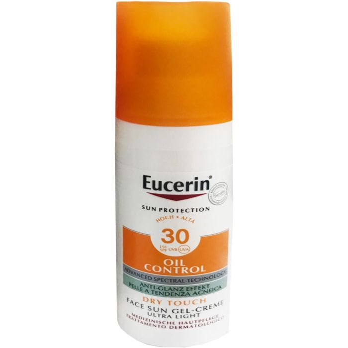 Крем-гель Eucerin Sun Protection сонцезахисний для жирної та проблемної шкіри обличчя SPF30 50 мл