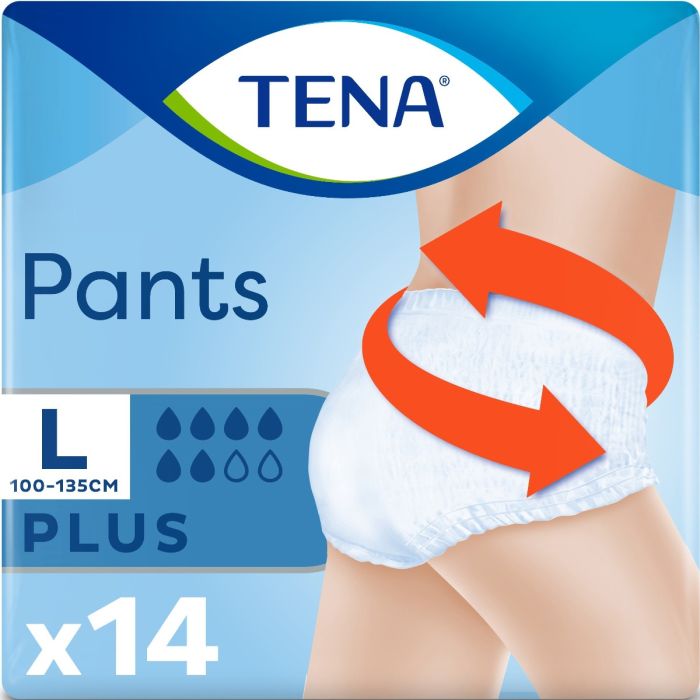 Подгузники-трусики для взрослых Tena Pants Plus урологические р.L №14