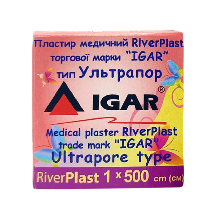 Лейкопластир Riverplast котушковий 1 см х 500 см