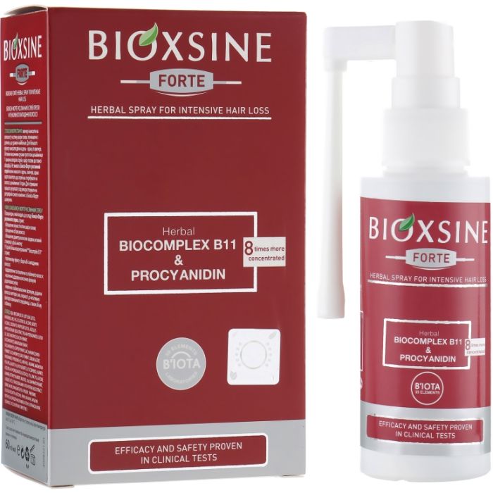 Спрей Bioxsine Derma Gen Форте против интенсивного выпадения волос 60 мл
