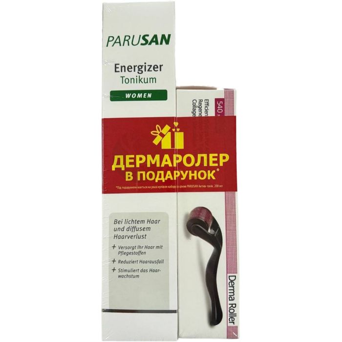 Тоник-актив Parusan (Парусан) от выпадения волос 200 мл + дермароллер в подарок