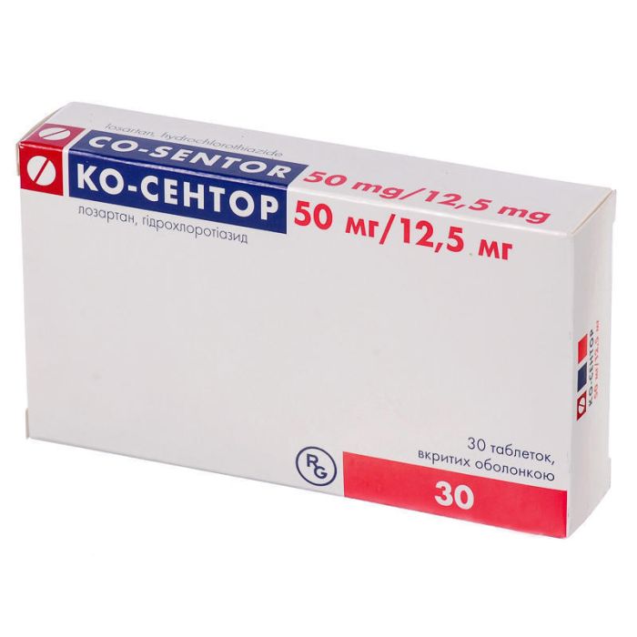 Ко-Сентор 50 мг/12.5 мг таблетки №30