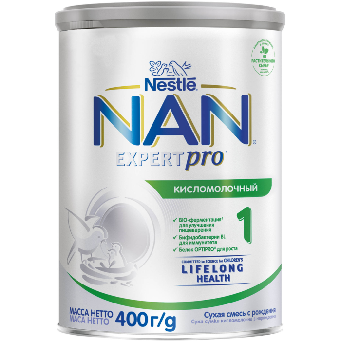 Суміш молочна Nestle NAN Кисломолочний-1 з 0 місяців 400 г