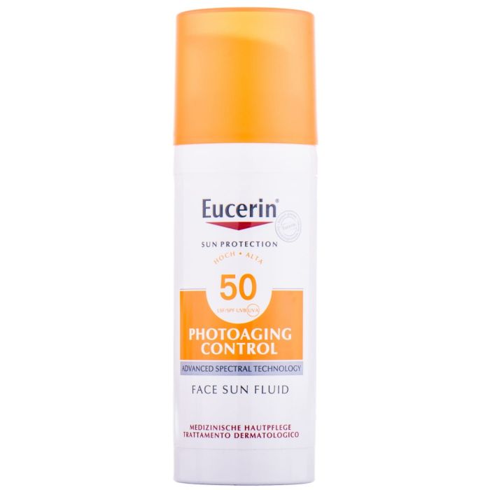 Флюїд Eucerin Sun Protection сонцезахисний антивіковий SPF50 50 мл
