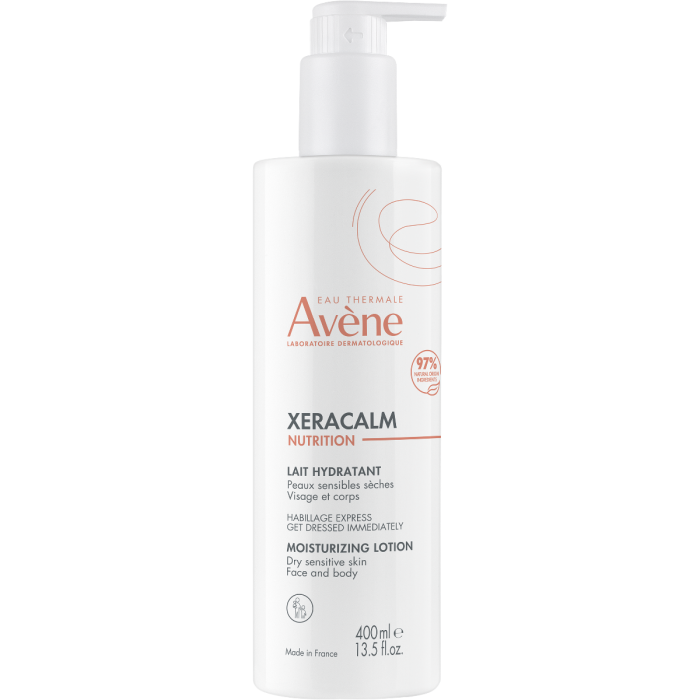 Молочко Avene (Авене) XeraCalm Nutrition для питания сухой и очень сухой чувствительной кожи лица и тела 400 мл