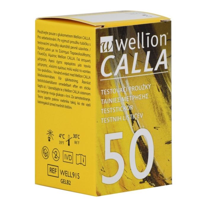 Тест-смужки Wellion Calla Light для глюкометра №50