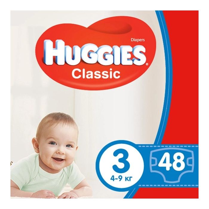 Підгузки Huggies Classic р.3 (4-9 кг) №48