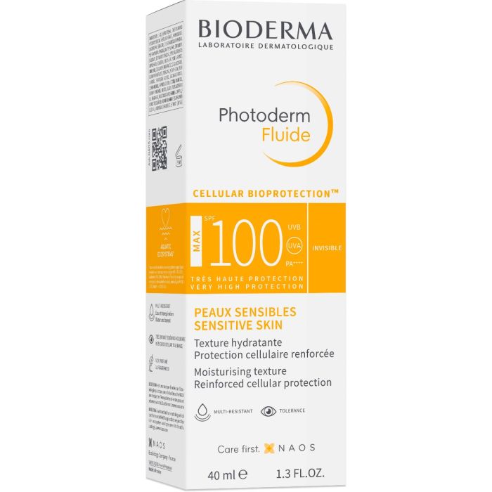 Флюїд Bioderma Photoderm Fluide МАХ SPF 100 сонцезахисний для обличчя, 40 мл