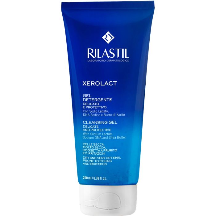 Гель Rilastil Xerolact для делікатного очищення шкіри, 200 мл