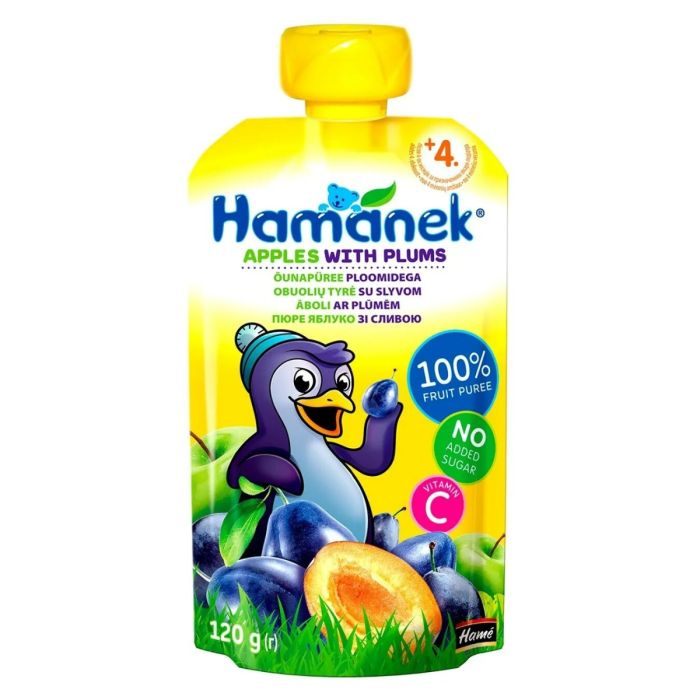 Пюре Hamanek яблоко со сливой 120 г