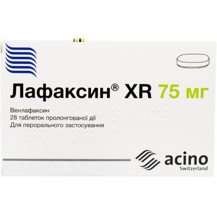 Лафаксин XR 150 мг таблетки №28