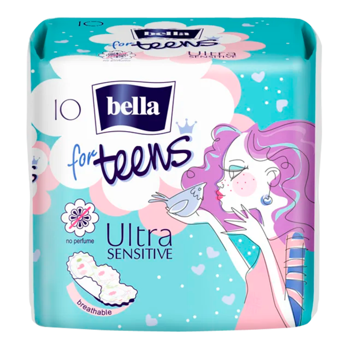 Прокладки Bella(Белла) for Teens sensitive extra soft №10