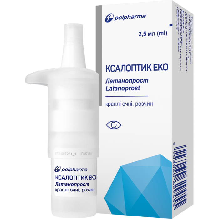 Ксалоптик Еко 50 мкг/мл краплі очні 2.5 мл