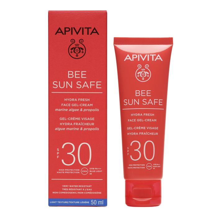 Гель-крем Apivita Bee Sun Safe сонцезахисний для обличчя SPF30 50 мл
