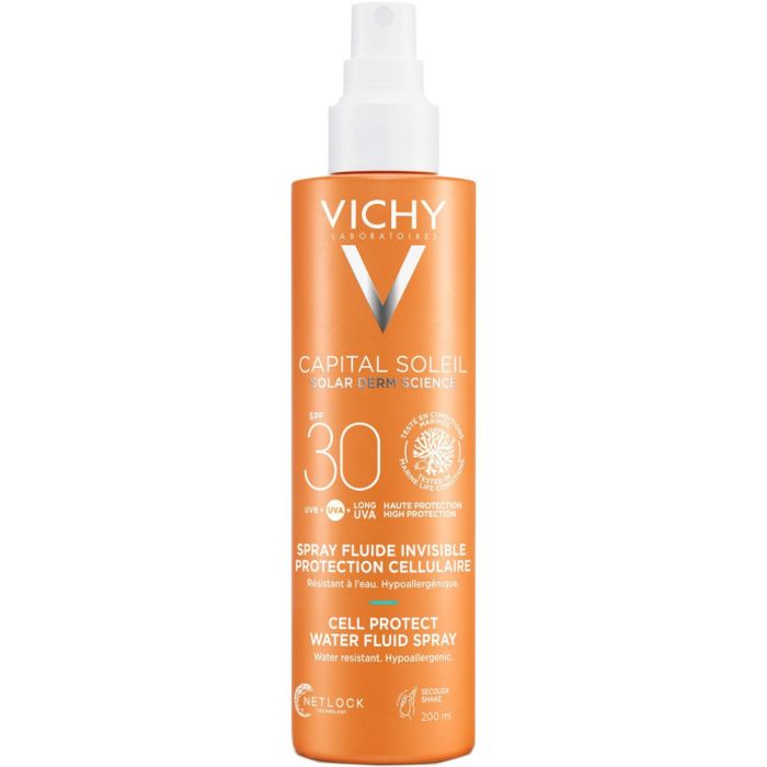 Спрей-флюид Vichy (Виши) Capital Soleil водостойкий солнцезащитный для тела SPF30 200 мл