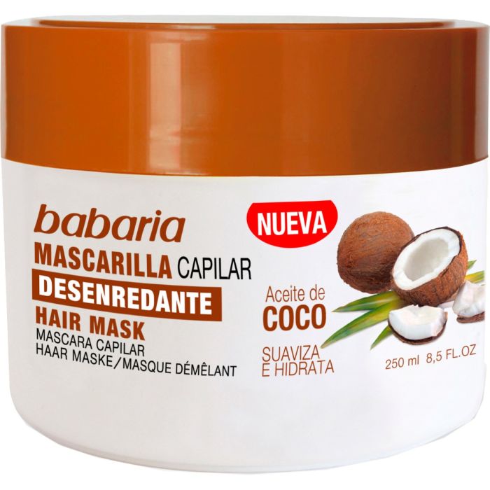 Маска Babaria кокосова олія для волосся 250 мл