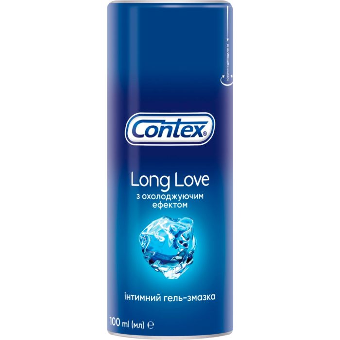 Гель-змазка Contex Long Love з охолоджуючим ефектом, 100 мл