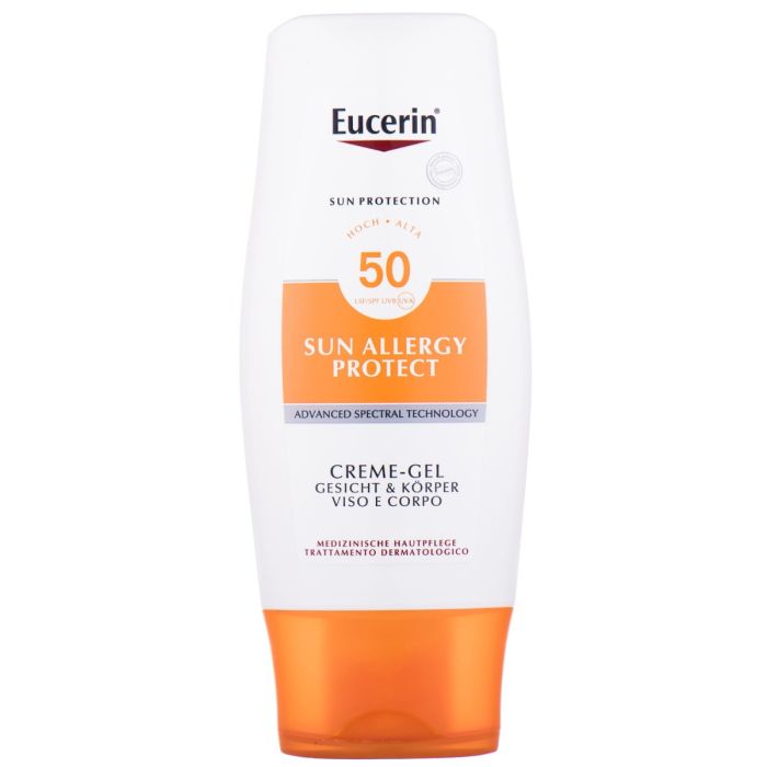 Крем-гель Eucerin (Юцерин) Sun Allergy Protect солнцезащитный для кожи лица и тела SPF50 150 мл