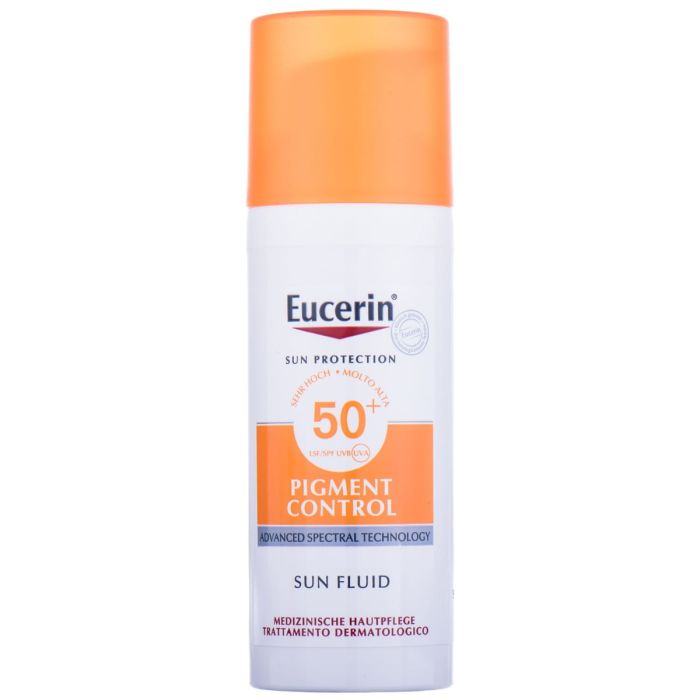 Флюид Eucerin Pigmentl Control солнцезащитный против гиперпигментации кожи лица SPF50 50 мл