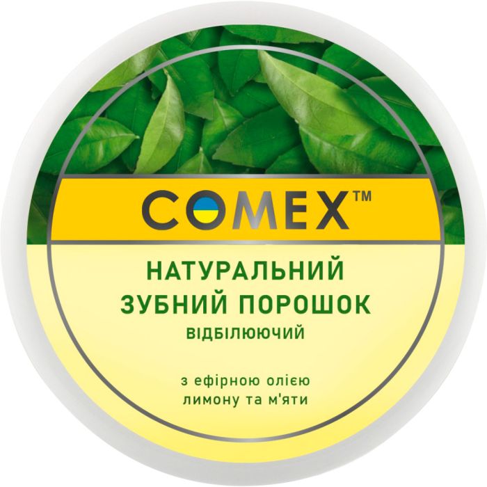 Зубной порошок Comex (Комекс) Лимон+Мята отбеливающий 70 г