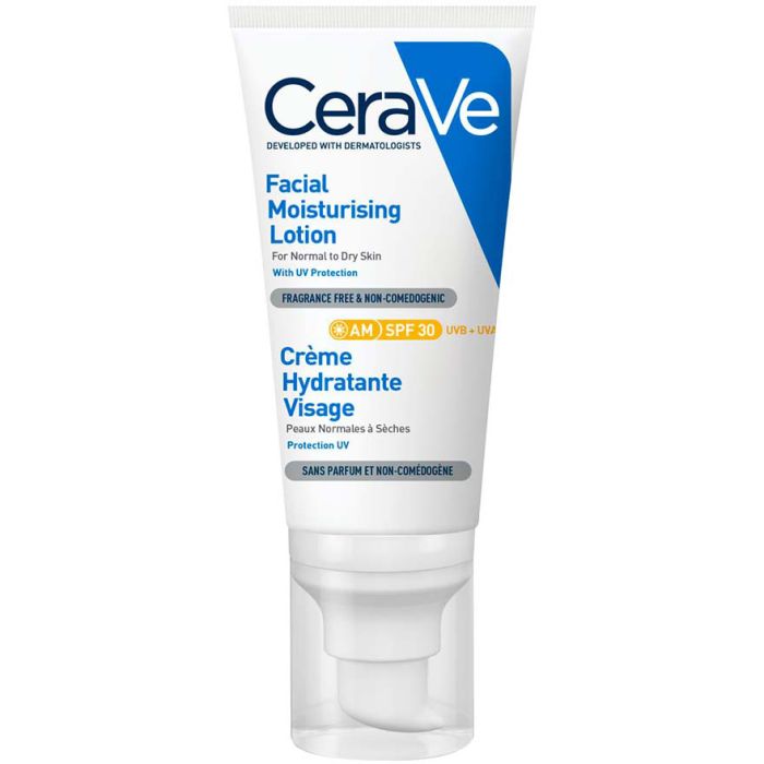 Крем CeraVe зволожуючий денний для нормальної і сухої шкіри обличчя з SPF25 52 мл