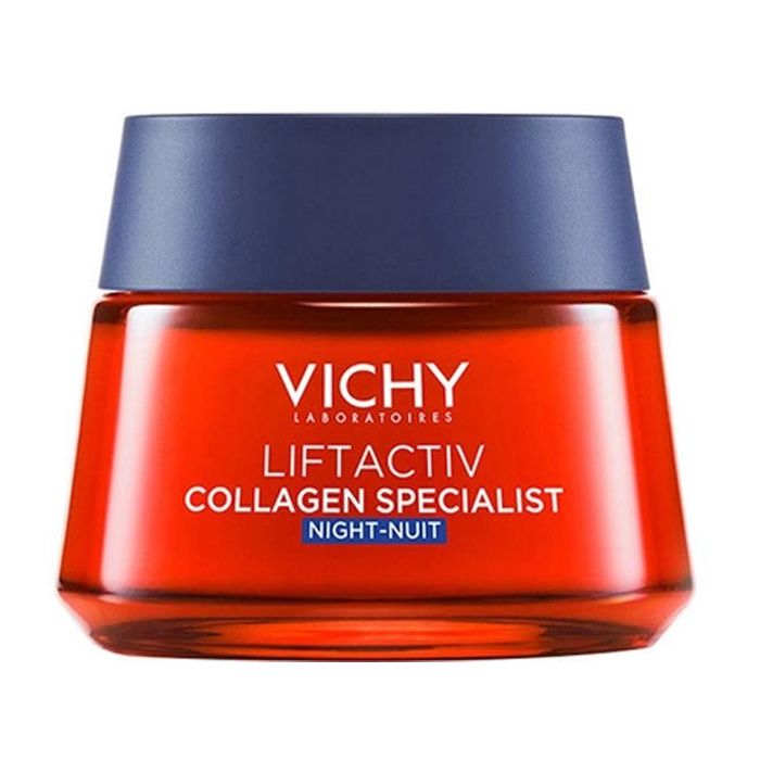 Крем догляд Vichy Liftactiv Collagen Specialist антивіковий нічний з ефектом корекції зморшок 50 мл