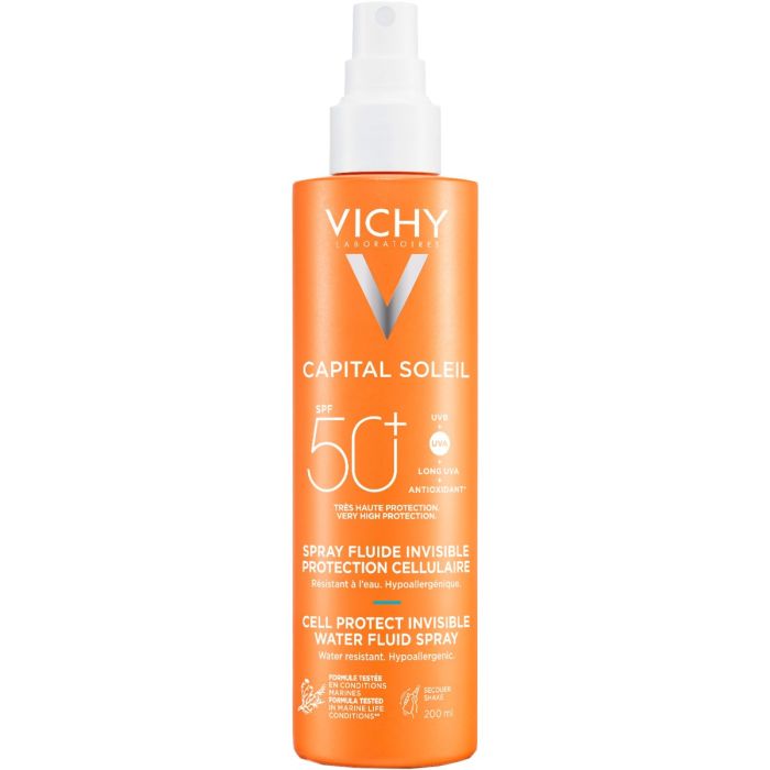Спрей-флюид Vichy (Виши) Capital Soleil водостойкий солнцезащитный для тела SPF50 200 мл