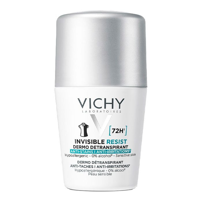 Дезодорант-антиперспирант шариковый Vichy (Виши) Deo Invisible Resist 72 часа защиты 50 мл