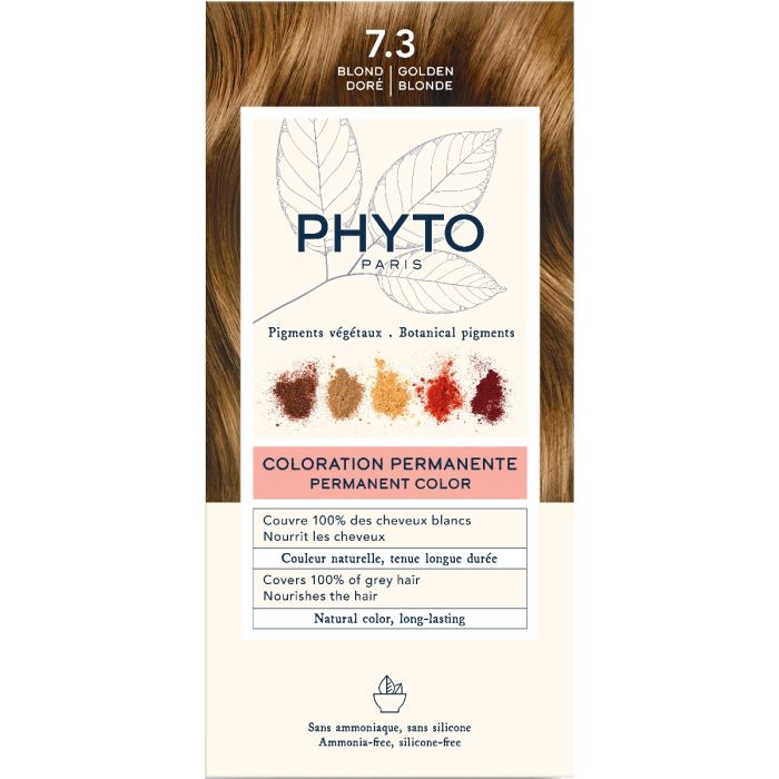 Крем-фарба для волосся Phytocolor Тон 7.3 (золотисто-русий)