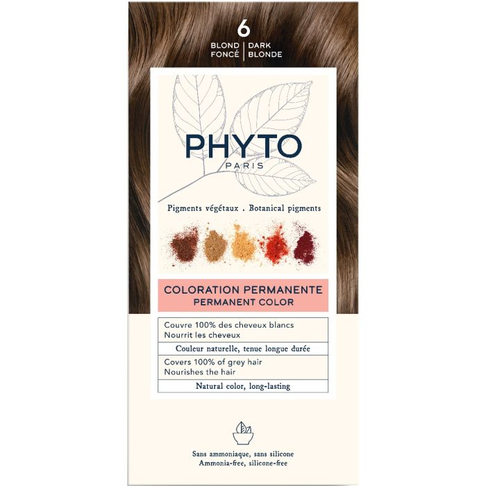 Крем-фарба для волосся Phytocolor Тон 6 (темно-русий)