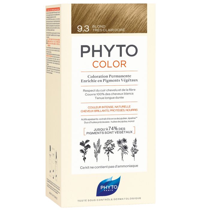 Крем-фарба для волосся Phytocolor Тон 9.3 (золотистий блондин)