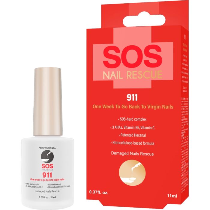 Засіб для повного відновлення нігтів SOS Nail Rescue 911 Тиждень для зламаних нігтів, 11 мл