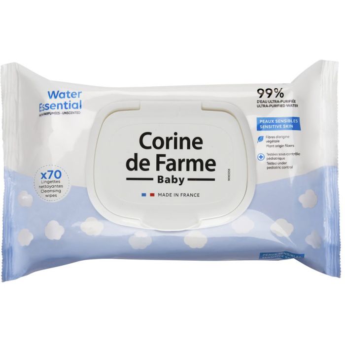 Салфетки Corine de Farme (Корин де Фарм) влажные детские Essentials №70