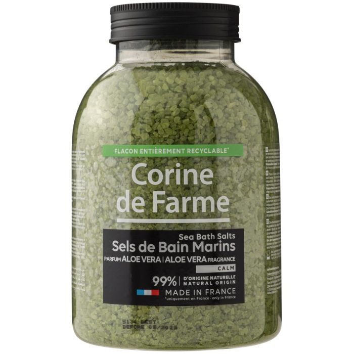 Сіль морська Corine de Farme (Корін де Фарм) для ванн Алое вера 1,4 кг