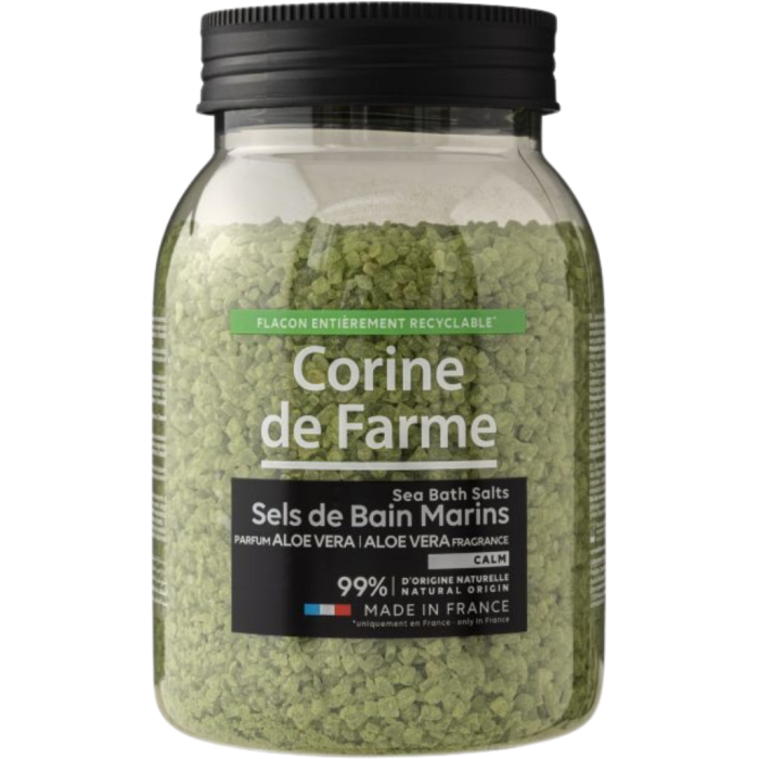Сіль морська Corine de Farme (Корін де Фарм) для ванн Алое вера 600 г