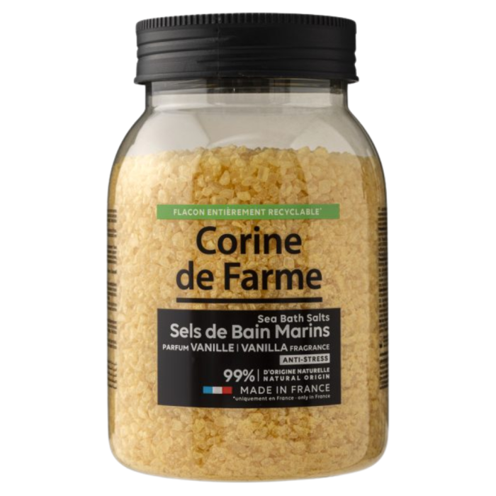 Сіль морська Corine de Farme (Корін де Фарм) для ванн Ваніль 600 г