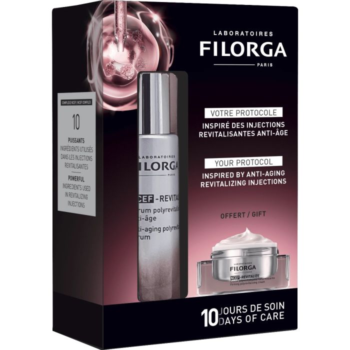 Набор Filorga (Филорга) NCEF-Rtvitalize (Сыворотка 30 мл+Крем 10 мл)